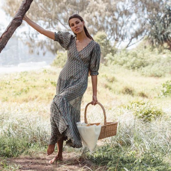 Nwt. Gorgeous Light Gauze Wrap Dress With Lovely Print. Made In India Fitted V-neck Midi Dress For Picnic, Elegant Short Sleeve Dress For Picnic, Chic V-neck Dresses For Picnic, Bohemian Short Sleeve Dress For Picnic, Fitted Short Sleeve Maxi Dress For Picnic, Fitted Maxi Length Dress For Picnic, Elegant Maxi Dress For Picnic, Bohemian Midi Dress For Picnic, Bohemian Midi Length Dresses For Picnic