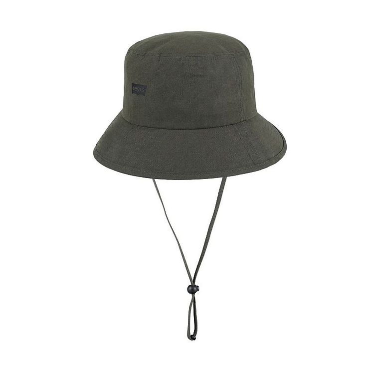 Finish off your look with this men's Levi's boonie hat. Finish off your look with this men's Levi's boonie hat. FEATURES 1"H x 8.25"W x 13.5"D Embroidered Levi's batwing logo Downturned 3-in. brim Cargo pocket with flap closure Adjustable ripstop strap with toggle for a secure and customizable fitFIT & SIZING 22.75 - 23.5-in. inner circumference Toggle closureFABRIC & CARE Cotton Dry clean Imported Size: S/M. Color: Olive. Gender: male. Age Group: adult. Boonie Hat, Cargo Pocket, Levis Men, Bat Wings, This Man, Fabric Care, Levi's, Accessories Hats, Age Group