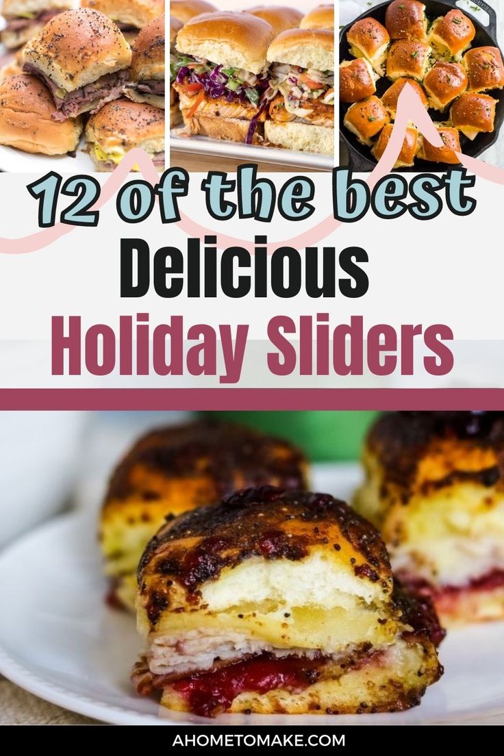 the best delicious holiday sliders are on this page