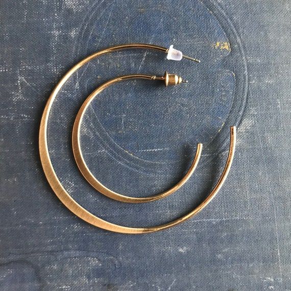 Gold Hoop Earrings Hoop Earrings Gold Large Gold Hoops | Etsy Everyday Metal Hoop Wrap Earrings, Modern Nickel-free Hoop Wrap Earrings, Modern Adjustable Hoop Wrap Earrings, Adjustable Modern Hoop Wrap Earrings, Brass Hoop Wrap Earrings, Large Gold Earrings, Hoops Jewelry, Modern Hoop Earrings, Earrings Classic