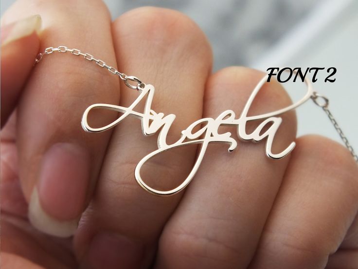 "Dainty Name Necklace, Handwriting Name Necklace, Personalized Necklace, Personalized Gifts, Personalized Jewelry, Custom Name Necklace Gold 💖 ALWAYS CLOSE TO YOUR HEART 💖 ✨You are very close to the jewelry you have dreamed of. ✨Personalized jewelry is wonderful because it is unique and has meaning to the wearer. ✨There is always a suitable for you. ✨The most unique jewelry that you will always wear will be a meaningful and valuable gift for both you and your loved ones. MATERIAL; All of our p Silver Bridesmaid, Name Necklace Silver, Name Necklace Gold, Mama Necklace, Nameplate Necklace, Gifts Personalized, Name Jewelry, Custom Name Necklace, Necklace Personalized