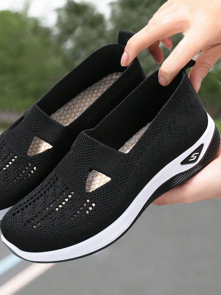 Breathable Fashion Sneakers Comfortable Casual Work Shoes Non Slip Orthopedic Shoes With Women Shoes , Wear With Hoodie Suitable For Women Sneakers With Hoodie Black Sporty   Fabric Plaid,Plain    Women Shoes, size features are:Bust: ,Length: ,Sleeve Length: Casual Work Shoes, Comfort Shoes Women, Orthopedic Shoes, Nursing Shoes, Casual Sneakers Women, Work Shoes, Casual Shoes Women, Work Casual, Slip On Sneakers