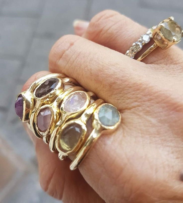 Gold gemstone ring, Romantic gold ring, Staked gold ring, Oval gold ring, Elegant gold ring,  Topaz, Amethyst, Onyx, Smokey quartz, Garnet Oval Gold Ring, Handmade Gold Ring, Ring Elegant, Gold Gemstone Ring, Ring Oval, Ring Boho, Aquamarine Blue, Quartz Rose, Handmade Gold