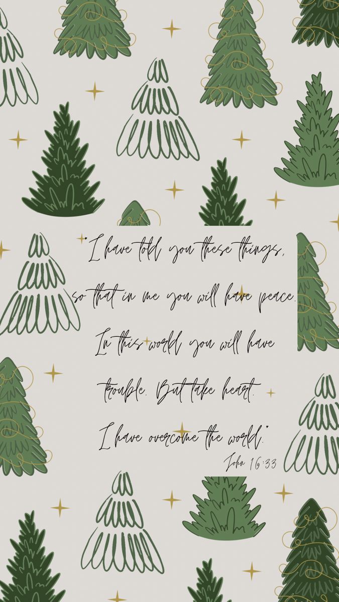 a christmas card with green trees and the words, i want to put together there