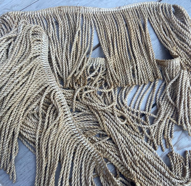 several pieces of rope laid on top of each other