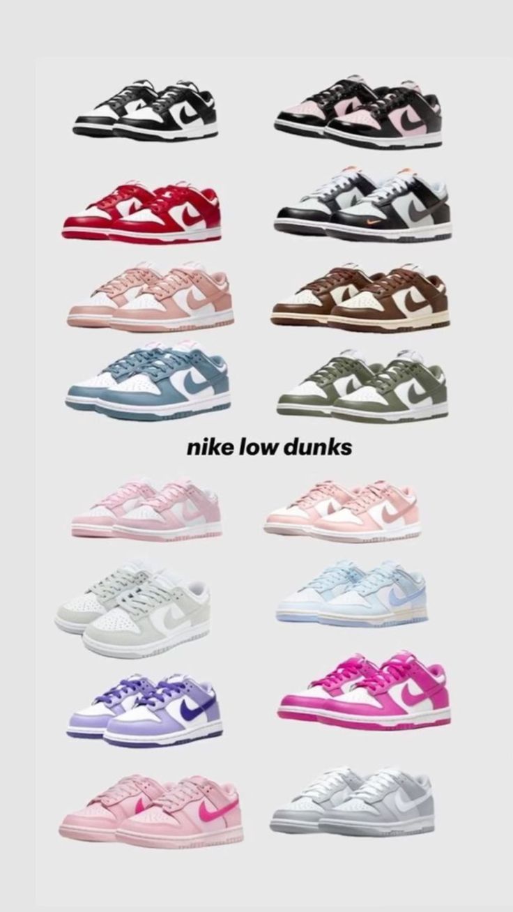 Nike Shoes Women Fashion, Low Dunks, Pretty Sneakers, Shoes For School, Back To School Shoes, Trendy Shoes Sneakers, Nike Fashion Shoes, Nike Shoes Girls