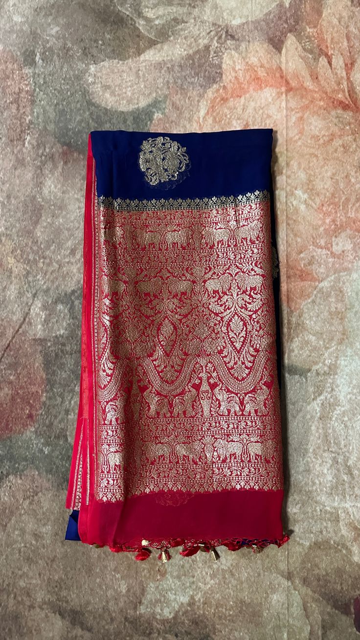 Khaddi georgette silk saree with stitched blouse Luxury Bandhani Print Georgette Saree, Khaddi Chiffon Banarasi Saree, Khadi Chiffon Banarasi Saree, Purple Bandhani Print Saree, Khadi Banarasi Georgette Saree, Kids Wear Boys, Party Wear Indian Dresses, Traditional Sarees, Signature Collection