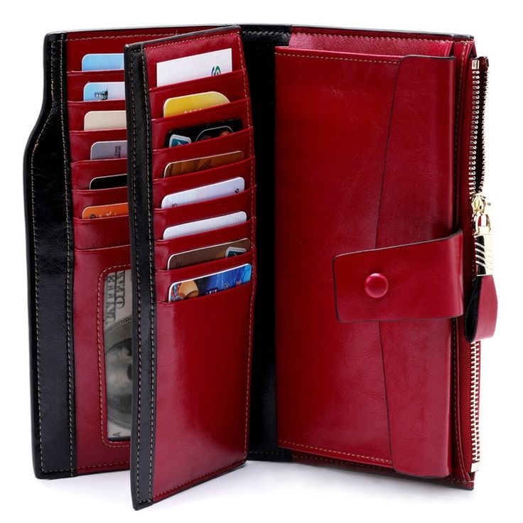 Cheap Wallets, Buy Directly from China Suppliers:Fashion Genuine Leather Women Wallet Female Cell Phone Pocket Long Women Purses Hasp Oil Wax Leather Lady Coin Purse Card Holder Enjoy ✓Free Shipping Worldwide! ✓Limited Time Sale ✓Easy Return. Leather Women Wallet, Women Wallet, Wallets For Women Leather, Luxury Wallet, Wallet Organization, Genuine Leather Wallets, Mobile Phone Bag, Money Bag, Phone Wallet