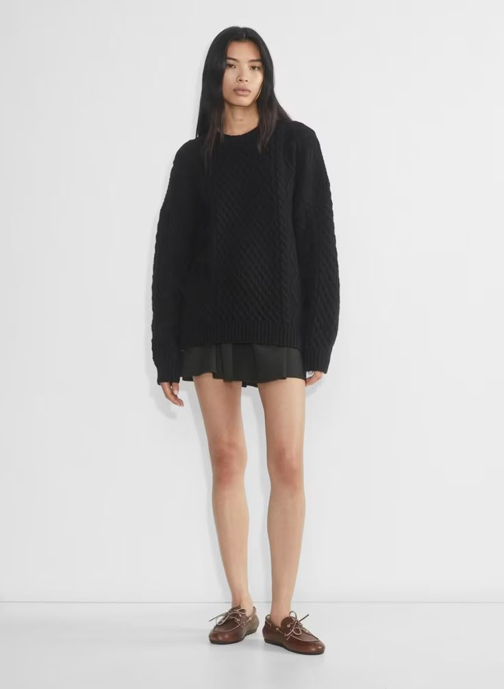 PEGGY SWEATER | Aritzia Peggy Sweater, Aritzia Outfit, Big Comfy Sweaters, Sweater Aritzia, Aritzia Sweater, Skirt Sweater, Wardrobe Makeover, Denim Short Dresses, Comfy Sweater