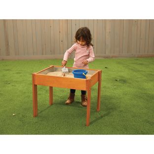 Choose the finest in outdoor learning This sturdy sensory table is designed for toddlers and doubles as a sand table Gather feathers leaves mud sand and more to the table to explore Children will want to go outside with their friends and start exploring and learning with our outdoor sensory table Large enough for a couple children to gather around and experiment EDUCATIONAL Bring the classroom or activities outdoors and inspire creativity and exploration Ideal for natural exploration with magnif Outdoor Sensory Table, Toddler Sensory Table, Buddy Bench, Diy Yard Games, Growing Garden, Toddler Sensory, Growing Gardens, Table Large, Sensory Table