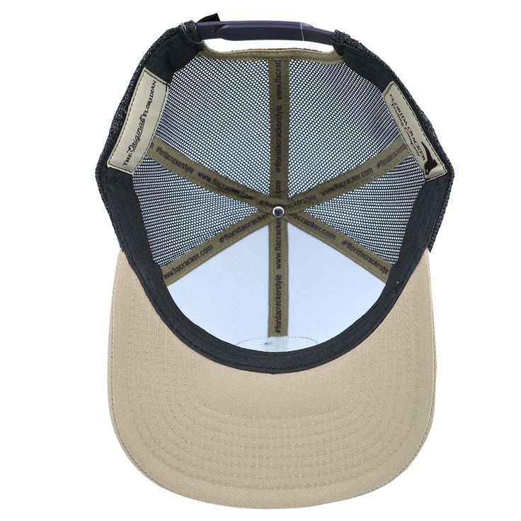 These mesh trucker hats are comfortable with adjustable snapbacks and curved brims. Contrasting stitching and custom tan leather boot patch logo on the front and our signature "1521" embroidered on the side. Custom details are all over this hat, inside and out! Trucker Snapback Hat With Mesh Back For Outdoor, Outdoor Trucker Snapback Hat With Mesh Back, Outdoor Trucker Hat With Mesh Back, Outdoor Flat Bill Trucker Hat With Mesh Back, Outdoor Mesh Back Flat Bill Trucker Hat, Trucker Hat With Leather Patch And Curved Brim, Trucker Style 5-panel Hat With Leather Patch, Outdoor Baseball Cap With Mesh Back And Flat Brim, Trucker Hat With Leather Patch For Outdoor Activities