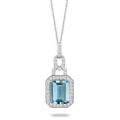 18K WHITE GOLD DIAMOND PENDANT WITH AQUAMARINE CENTER STONE style P9583AQ 18KWGP D41=.60 AQ=3.80 ul { list-style-type: square; } Luxury White Gold Blue Topaz Necklace, Luxury Aquamarine Necklace For Formal Occasions, Luxury Aquamarine Gemstone Necklaces, Luxury Aquamarine Gemstone Necklace, Formal Aquamarine Gemstone Necklace, Formal White Gold Aquamarine Necklace, Luxury Light Blue Necklace For Formal Occasions, Formal Light Blue Diamond Necklace, Luxury Aquamarine Pendant Necklace