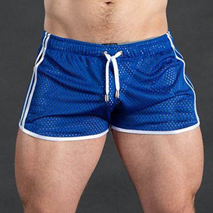 Season:Summer; Fabric:Polyester; Gender:Men's; Style:Gymnatics; Elasticity:Micro-elastic; Occasion:Sports,Going out,Weekend; Details:Pocket; Fit Type:Regular Fit; Function:Running,Casual; Waistline:Natural; Pattern:Striped; Design:Drawstring,Elastic Waist; Pants Type:Shorts,Sunday Shorts; Fly Type:Drawstring,Elasticity; Listing Date:12/01/2023; Hips:; Length:; Waist:; Pants Length:Knee Length High Stretch Blue Athletic Shorts For Summer, High Stretch Shorts For Summer Sports, Breathable Stretch Shorts For The Beach, Breathable Stretch Beach Shorts, High Stretch Summer Training Swimwear, Beach Stretch Breathable Shorts, High Stretch Swimwear For Summer Training, Summer Sportswear Athletic Shorts With High Stretch, Breathable Athletic Shorts For Summer Running