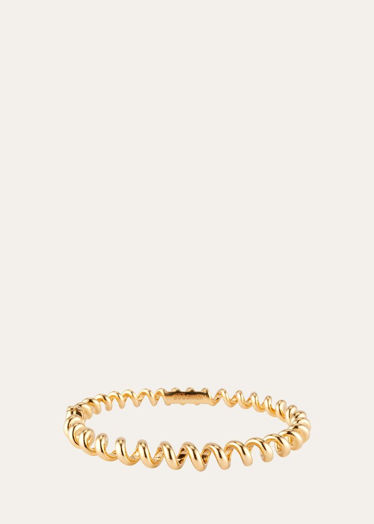 Get free shipping on Boochier 18K Yellow Gold Slinkee Bangle at Bergdorf Goodman. Shop the latest luxury fashions from top designers. Flexible Gold Bangle Bracelet, Elegant Gold Spiral Bangle, Luxury Yellow Gold Cuff Bracelet With Oyster Clasp, Flexible Yellow Gold Bangle Bracelets, Yellow Gold Flexible Bangle Bracelet, Luxury 14k Gold Flexible Bangle, Luxury Gold-tone Bangle Bracelet, Flexible Yellow Gold Bangle Cuff Bracelet, Elegant Spiral Bracelets For Formal Occasions