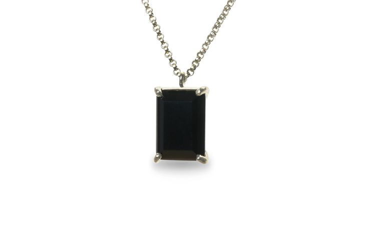 "A Black Onyx necklace is a true embodiment of sophistication and elegance. This gem necklace is handcrafted in 14k gold and features a rectangular Black Onyx gemstone in prongs. Everything about this yellow gold necklace is to love - it is versatile and totally wearable from day until evening. ♥ Gemstone Type - Black Onyx ♥ Gemstone Size - 13x18mm ♥ Gemstone Cut - Rectangle - More options available in the drop down menu ♥ Metal Type (Main Photo) - 14k Gold Filled - More options available in the Elegant Necklace With Rectangular Pendant And Polished Finish, Elegant Rectangular Pendant Necklace With Polished Finish, Elegant Necklace With Polished Rectangular Pendant, Elegant Polished Rectangular Pendant Necklace, Formal Square Pendant Necklace With Polished Finish, Fine Jewelry With Rectangular Pendant For Formal Occasions, Luxury Sterling Silver Necklace With Rectangular Pendant, Classic Formal Necklace With Rectangular Pendant, Classic Formal Necklaces With Rectangular Pendant