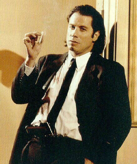 John Travolta as Vincent Vega - Pulp Fiction Vincent Vega, John Travolta, Pulp Fiction