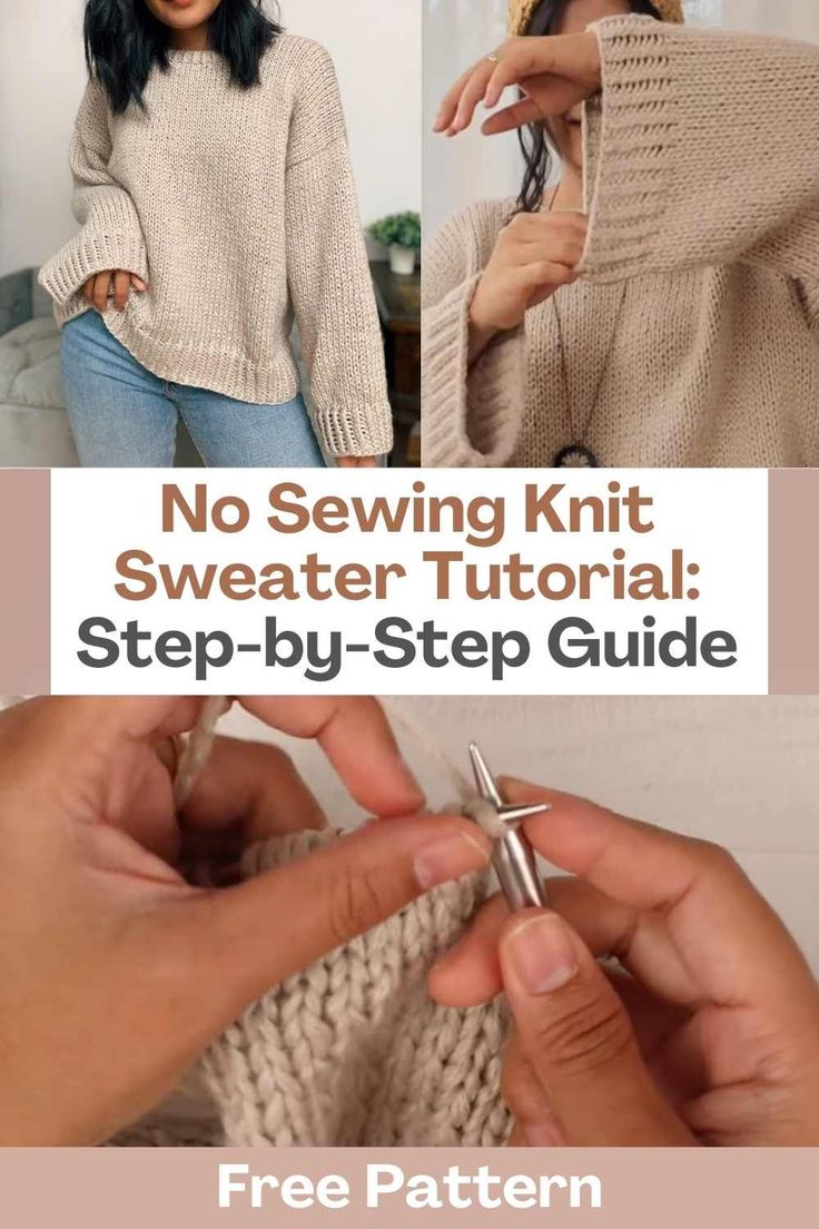 the knitting pattern is shown with instructions for how to knit sweaters and crochet