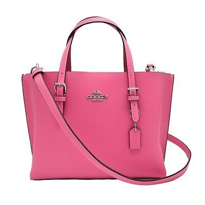 Top Seller for Coach Women's Mollie Tote 25 Crossbody Purse Logo Leather Handbag Pink New Nwt, bags Coach Crossbody Satchel With Zipper Closure, Coach Crossbody Satchel With Detachable Strap, Coach Crossbody Satchel, Coach Crossbody Satchel With Detachable Handle, Coach Handheld Satchel With Detachable Strap, Coach Mollie Tote, Coach Mollie, Handbag Heaven, Top Seller