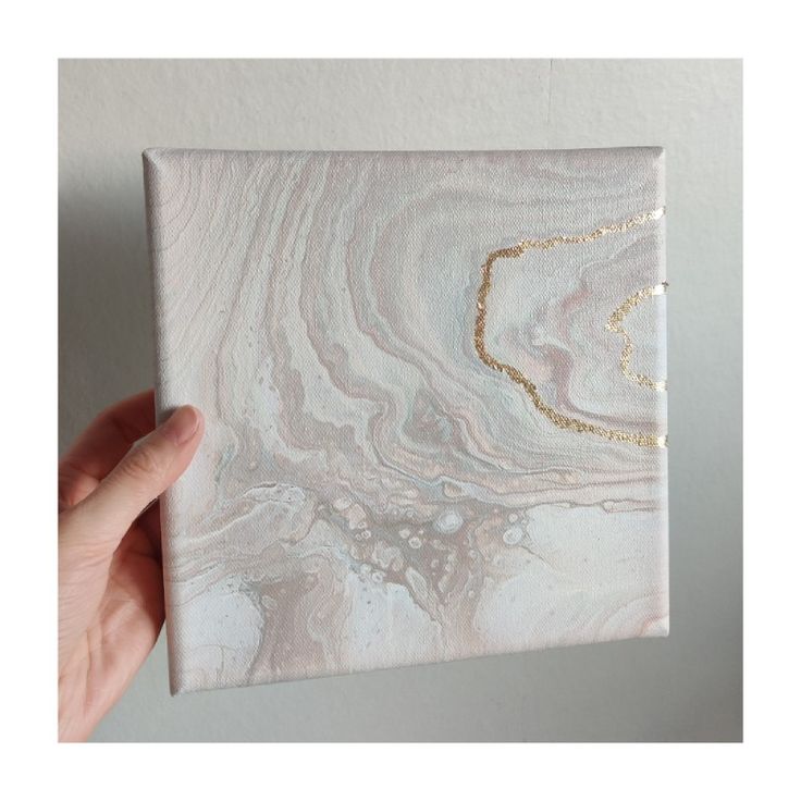 Abstract acrylic art on canvas. Small painting made with acrylic pouring technique. White, beige and neutral colors Neutral Canvas Art, Painting Canvases, Acrylic Pour Painting, Beige Boho, Neutral Paint, Creme Color, Pouring Painting, White Home, Light Pink Color