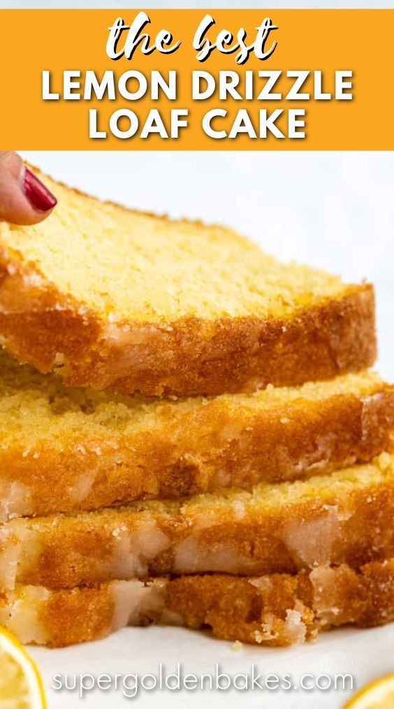 the best lemon drizzle loaf cake