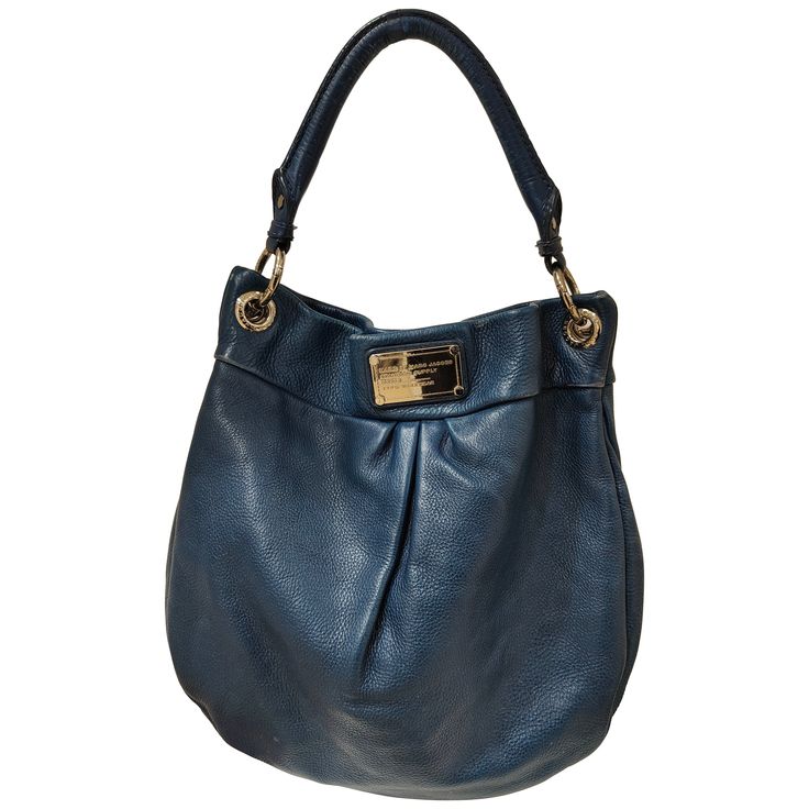 Marc by Marc Jacobs blue shoulder handle bag 37 * 31 cm Blue Double Handle Bucket Bag For Errands, Blue Bucket Bag With Double Handle For Shopping, Blue Tote Bucket Bag With Handles, Blue Tote Bucket Bag, Blue Double Handle Bucket Bag For Daily Use, Blue Bucket Bag For Shopping With Double Handle, Blue Bucket Shoulder Bag With Top Handle, Blue Bucket Shoulder Bag With Top Carry Handle, Blue Hobo Bag With Double Handle For Daily Use