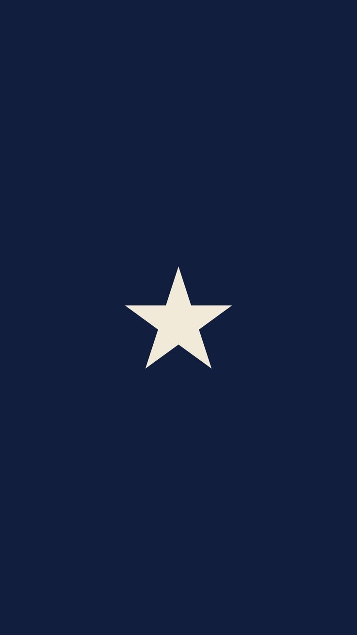 a white star on a dark blue background