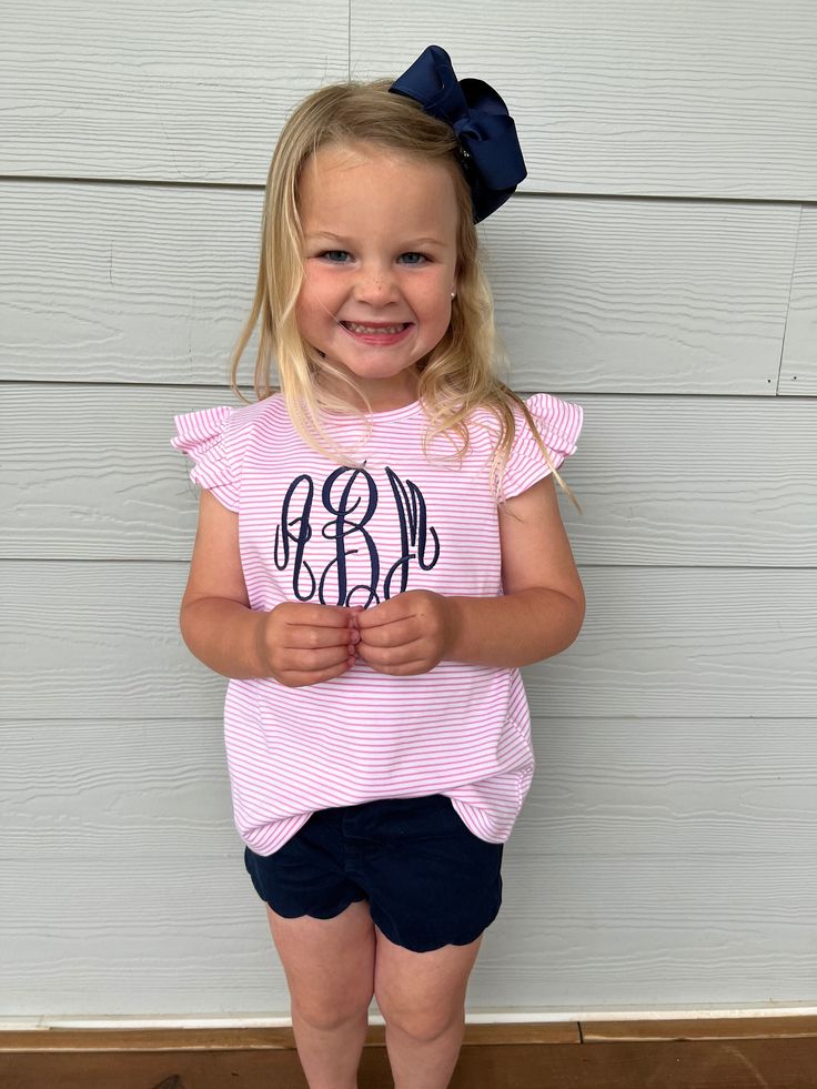 This sweet shirt is perfect for any little gal in your life! Details: Fit is TTS Embroidery covered on inside to prevent irritation 100% Pima Cotton View Fonts here: https://www.etsy.com/listing/889369564/font-options-fonts-and-thread-colors-do?ga_search_query=fonts&ref=shop_items_search_1&frs=1&crt=1&frs=1 Find matching bubble here: etsy.com/listing/1229515826/monogrammed-bubble-boys-bubble-girls?click_key=85767bc716265ae902ff9acef68742f428a51a86%3A1229515826&click_sum=8b8a1818&ref=shop_home_ac Cotton T-shirt With Ruffles And Flutter Sleeves, Cotton Ruffle T-shirt With Flutter Sleeves, Playful Tops With Ruffles And Flutter Sleeves, Playful Ruffle Flutter Sleeve Tops, Playful Flutter Sleeve Tops With Ruffles, Playful Ruffled Flutter Sleeve Tops, Casual Cotton Tops With Butterfly Sleeves, Casual Cotton Top With Butterfly Sleeves, White Cotton T-shirt With Flutter Sleeves