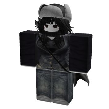 a cartoon character with long black hair wearing a hat and holding two speakers in his hands