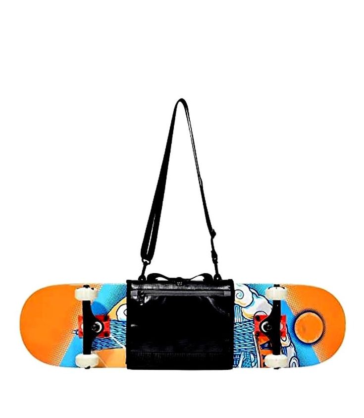 Skateboard Shoulder Backpack Storage Board Skater Bag, Skateboard Bag, Skate Bag, Fish Board, Backpack Ideas, Skateboard Backpack, Skateboard Accessories, Skateboard Design, Shoulder Backpack