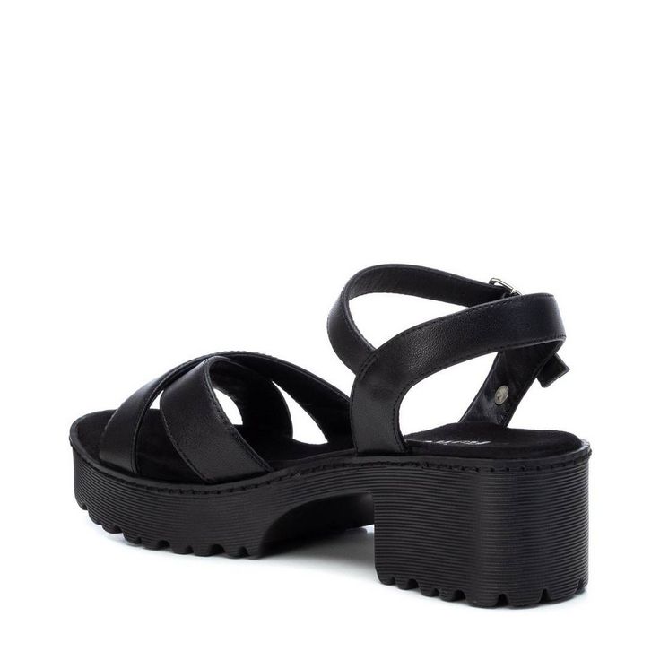 These 1.96 in high sandals are the perfect blend of casual and comfort. Trend design that goes well with every outfit. Strap with metallic buckle closure. Durable non-slip rubber sole. These stylish shoes are the perfect blend of fashion and function. Manufactured with the highest quality materials, they are built to last. The comfort level of these shoes is unmatched, providing all-day support for your feet. Modern Synthetic Sandals With Round Toe, Trendy Closed Toe Synthetic Sandals, Trendy Block Heel Sandals With Cushioned Footbed, Trendy Synthetic Sandals With Cushioned Footbed, Trendy Open Heel Synthetic Sandals, Trendy Synthetic Ankle Strap Sandals, Trendy Ankle Strap Synthetic Sandals, Trendy Ankle Strap Sandals In Synthetic, Trendy Ankle Strap Sandals In Synthetic Material