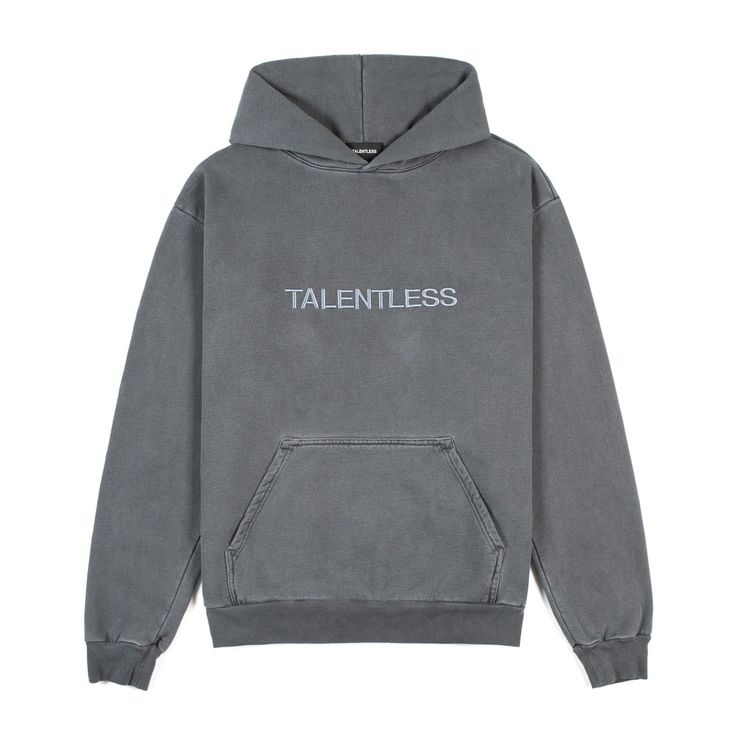 TALENTLESS | MEN'S HOODIE - CIRCLE LOGO EMBROIDERED Fall Hoodie With Logo And Relaxed Fit, Fall Hoodie With Logo In Relaxed Fit, Relaxed Fit Logo Hoodie For Fall, Fall Relaxed Fit Hoodie With Logo, Cotton Logo Hoodie For Streetwear, Hooded Fall Logo Hoodie, Sporty Logo Hoodie With Relaxed Fit, Oversized Hooded Hoodie With Embroidered Logo, Oversized Hooded Sweatshirt With Embroidered Logo