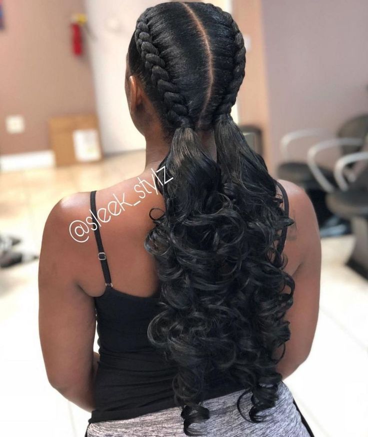 Pigtail Goddess Braids Cornrow Pigtails, Cornrows Bun, Boho Cornrows, Braid Cornrows, Braids Weave, Weave Braid, Cabello Afro Natural, Weave Hairstyles Braided, Two Braid Hairstyles