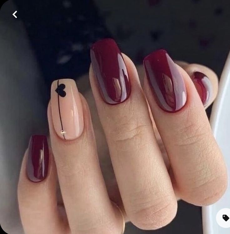 February Nails, Heart Nail Art, Red Nail, Nagel Inspo, Cat Kuku, Heart Nails, Funky Nails, Chic Nails, Fancy Nails