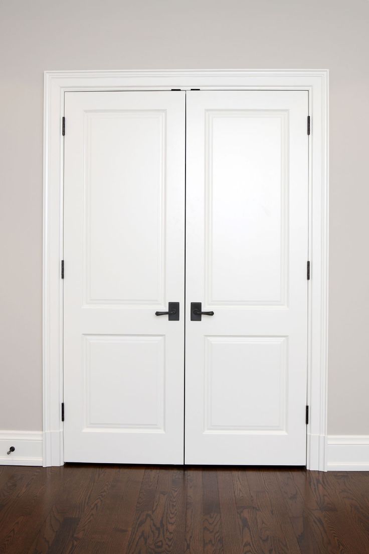 Two Panel Closet Doors Closet Door Types, Interior Closet Doors Styles, French Closet Doors Bedrooms, Laundry Closet French Doors, Double Door Closet Doors, Craftsman Closet Doors, New Closet Doors, Entrance Closet Doors, Nursery Closet Doors