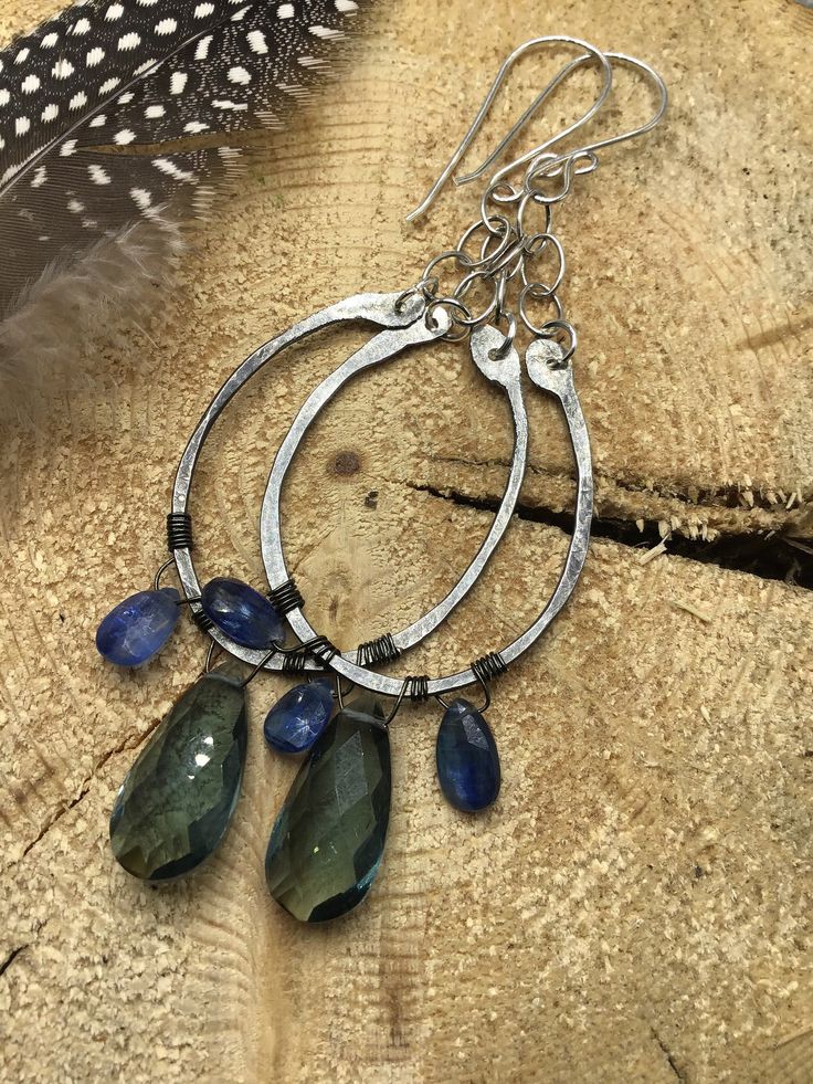 Feeling blue large horseshoe hoops by Weathered soul. Kyanite and topaz makes these dazzlers just sparkle,cowgirl in denim,artisan jewelry Handmade Rustic Oval Jewelry, Handmade Bohemian Kyanite Jewelry, Rustic Blue Sterling Silver Jewelry, Rustic Nickel-free Blue Jewelry, Blue Rustic Dangle Jewelry, Handmade Rustic Blue Jewelry, Artisan Blue Hoop Earrings Nickel Free, Handmade Oval Apatite Jewelry, Sparkle Cowgirl