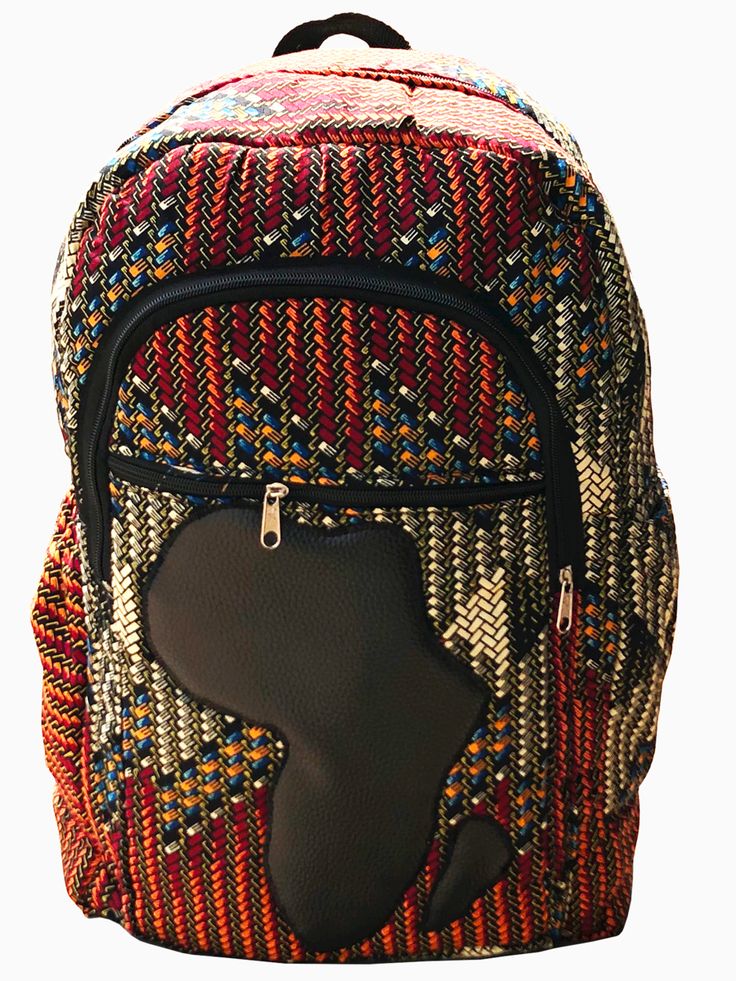 This is a beautiful quality handmade backpack made from quilted African kente fabrics. It is cute and has enough space for your books, handouts, laptop, tablets and other stuff. It is also a perfect bag for walkers and climbers. Size :Large Dimensions: 12”L x 6.5” W x 18”H Rectangular Casual Backpack For Hiking, Outdoor Laptop Backpack, Brown Backpack With Cell Phone Pocket, Hiking Backpack With Cell Phone Pocket, Multicolor Backpack Shoulder Bag For Outdoor, Brown Backpack With Cell Phone Pocket For Outdoor Activities, Multicolor Leather Backpack For Travel, Casual Laptop Backpack For Trips, Standard Backpack With Laptop Sleeve For Outdoor Activities