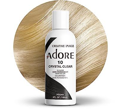 Adore Semi Permanent Hair Color, Natural Dark Blonde, Clear Hair, Semi Permanent Hair Dye, Brown Hair Dye, Semi Permanent Hair Color, Dark Blonde Hair, Permanent Hair Dye, Permanent Hair Color