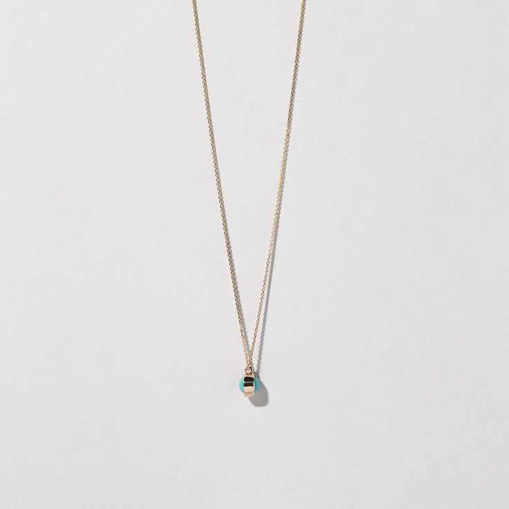 Two gemstone cabochons each measure 4mm | Chain length measures 18" in length | Clap closure | Set in 14k yellow gold Yellow Gold Necklace With Round Stone For Everyday, Everyday Yellow Gold Necklace With Round Stone, Minimalist Everyday Jewelry With Cabochon, Minimalist Everyday Cabochon Jewelry, Yellow Gold Cabochon Round Pendant Jewelry, Minimalist Round Cabochon Necklaces, Minimalist Round Cabochon Necklace, Gold Teardrop Jewelry With Bezel Setting, 14k Gold Necklaces With Bezel-set Round Stone