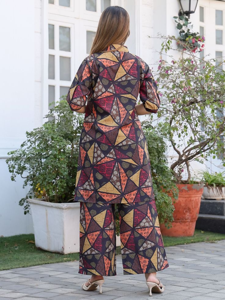 Introducing our stunning astonishing multi-color digital printed cotton top palazzo co-ord Set! Made from high-quality cotton material, this set includes a multi-color top and coordinating palazzo pants, both featuring intricate digital printed work. The set comes fully stitched and is available in sizes ranging from S to XXL, ensuring a perfect fit for everyone.
Perfect for festivals and events, this outfit will make you stand out in the crowd. The vibrant colors and unique digital prints give Floral Cotton Sharara With Straight Kurta, Cotton Floral Print Straight Kurta Pant Set, Bohemian Multicolor Lawn Suit With Printed Motifs, Floral Cotton Straight Kurta Pant Set, Cotton Pant Set With Floral Print And Straight Kurta, Floral Print Cotton Pant Set With Straight Kurta, Multicolor Straight Kurta Sets With Printed Motifs, Multicolor Kurta With Digital Print For Festive Occasions, Multicolor Digital Print Kurta For Festive Occasions