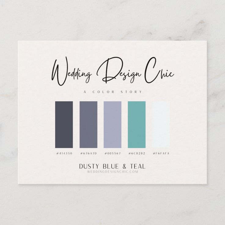 a business card with the words wedding design club on it