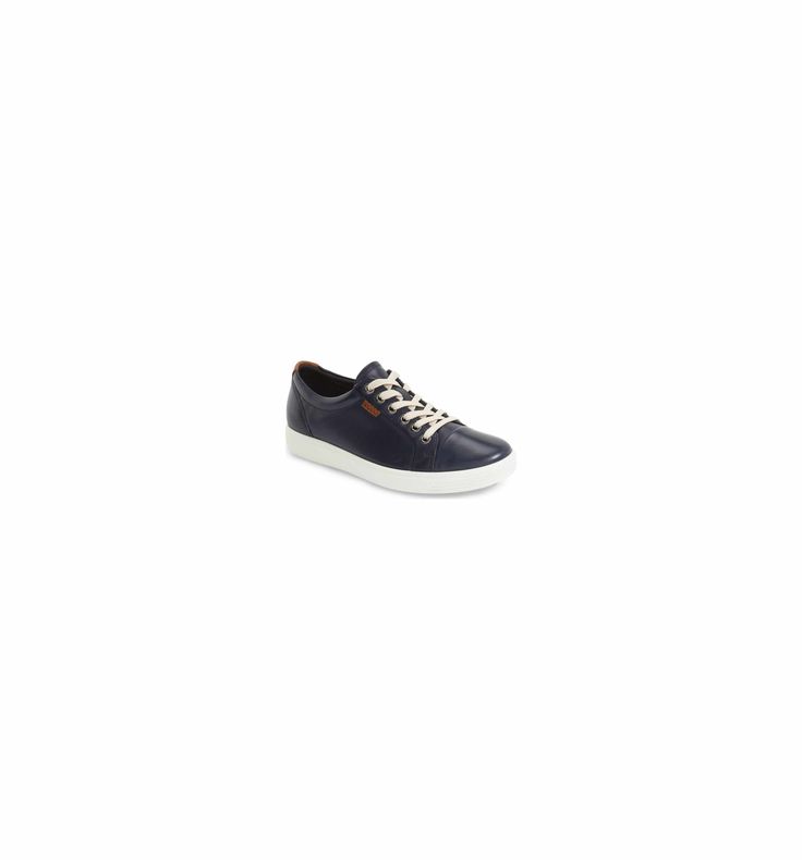 Main Image - ECCO 'Soft 7' Cap Toe Sneaker (Women) Ecco Soft 7, Smooth Leather, Womens Sneakers, Nordstrom, Sneakers, Leather