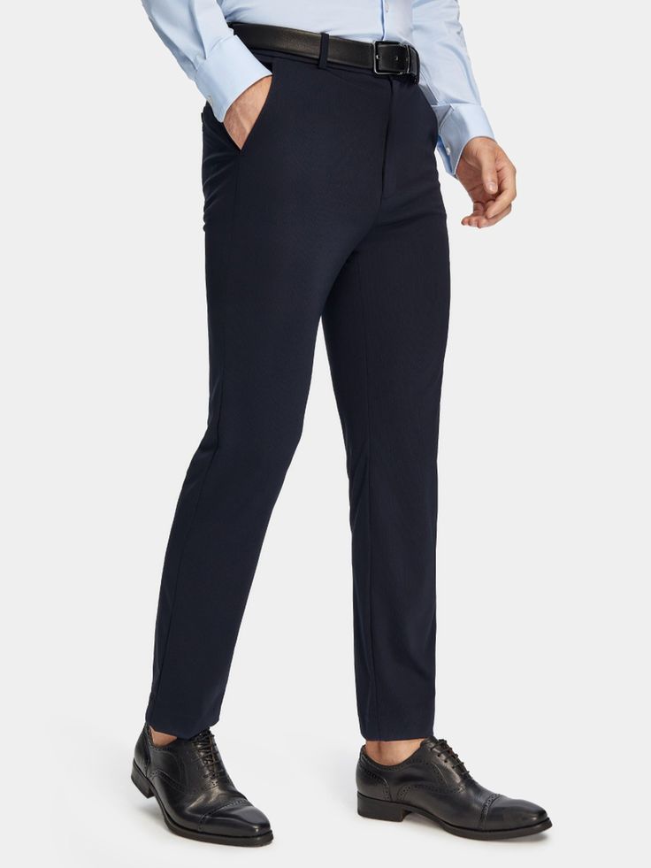 Discover sophistication in our Navy Blue Stretch Suit Pants. Immerse in the blend of refined navy, supreme elasticity, and comfort. Effortlessly stylish and easily cared for with machine washable convenience. Revel in the innovative fabric, providing a breathable experience. Comfort and style, effortlessly embraced. 89% Nylon,11% Spandex Mid-Rise Ultra-Soft Hand Feel 6-Way Stretch for Comfort Slim Fit Custom-Made Design Stretch Dress Pants, Suit Pants, Stretch Dress, Soft Hands, Soft Hand, Sport Wear, Black Stretch, Black Print, Night Sky