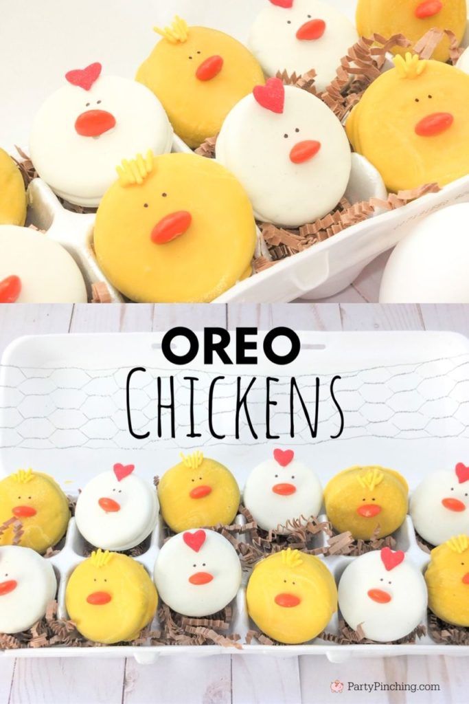 some cupcakes that have been decorated to look like chickens