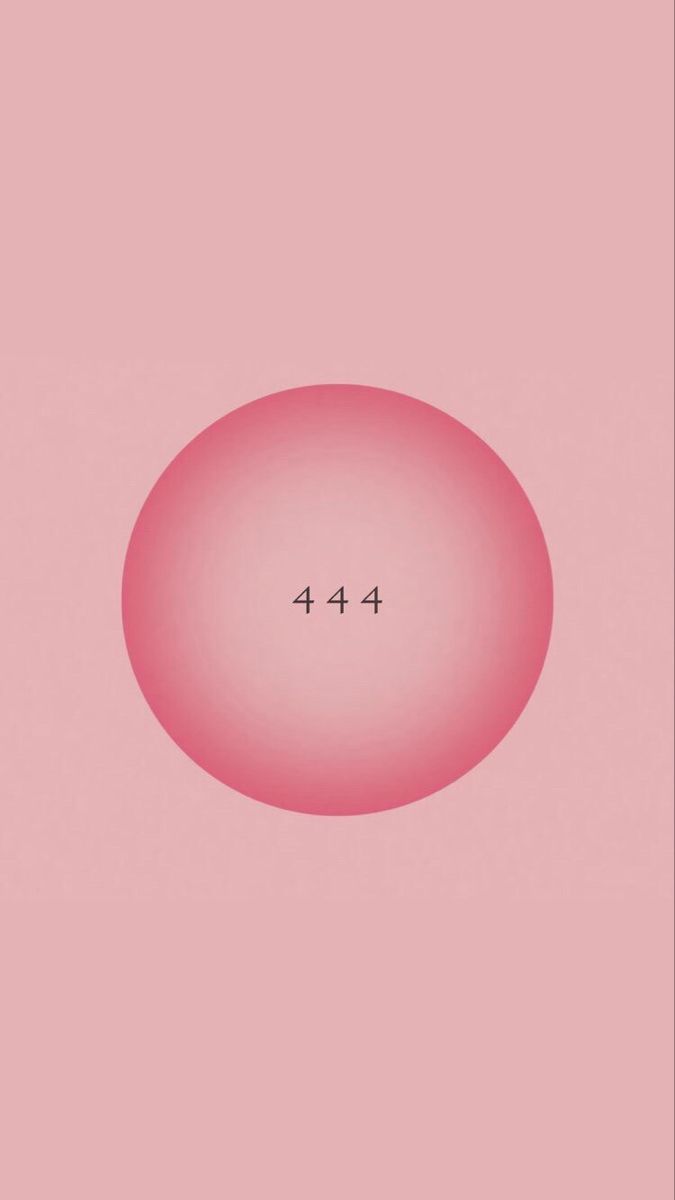 a pink circle with the number four on it