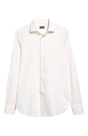 Presented in classic white, this long-sleeve button-up is crafted from a soft, breathable blend of cotton, linen and silk for year-round comfort. Front button closure Point collar Long sleeves with button cuffs 60% cotton, 25% linen, 15% silk Dry clean Made in Italy Men's Designer Clothing Mens White Button Up, Elegant White Linen Shirt, Timeless White Shirt With Button Closure, White Cotton Dress Shirt For Work, Classic Linen Shirt For Office, Timeless Long Sleeve Cotton Shirt, White Cotton Dress Shirt With Button Cuffs, Elegant White Cotton Dress Shirt, White Elegant Cotton Dress Shirt