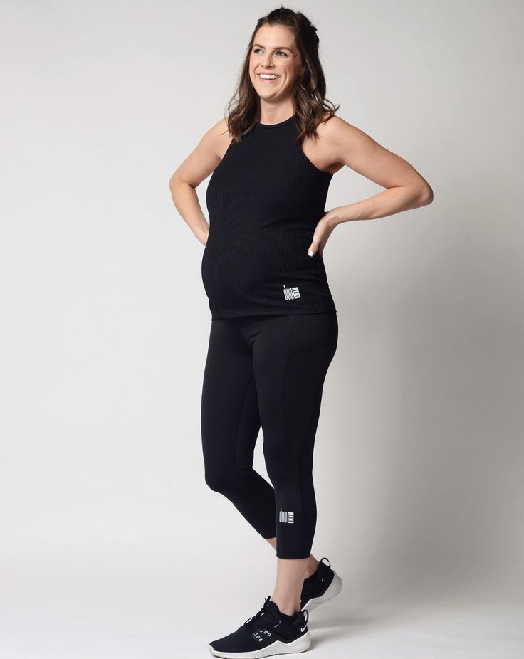 Power Ribbed Black Tank, Designed For A Four Way Stretch. Athleisure High Neck Activewear For Yoga, Athleisure High Neck Yoga Activewear, High Neck Athleisure Activewear For Yoga, Stretch High Neck Activewear For Sports, Athleisure High Neck Tank Top For Workout, High Neck Stretch Activewear For Sports, Functional Sleeveless Activewear In Elastane, Sleeveless Athleisure Activewear In Elastane, Functional Sleeveless Elastane Activewear