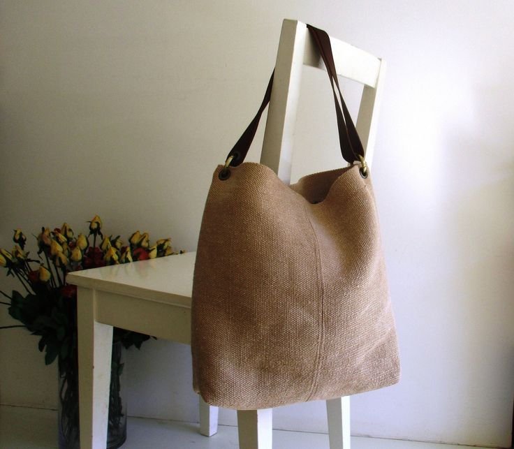 "An everyday bag, simple basic PERFECT lightweight bag. You can wear it as a shoulder short strap bag or with a long strap as a messenger. Great for carrying anything for the day. The exterior is rough upholstery canvas. The bag is lined and has two inside pockets, one is designed for a cell phone. The adjustable strap is genuine leather. The bag closes with a magnetic snap. Measurements: Shoulder strap: 18\" ( 45 cm) Messenger: 36\" ( 90 cm) Height: 14\" ( 35 cm) Width at the top: 15\" ( 37.5 c Square Hobo Bag With Adjustable Strap For Everyday, Everyday Square Hobo Bag With Adjustable Strap, Everyday Rectangular Hobo Bag With Adjustable Strap, Rectangular Bag With Long Strap For On-the-go, Versatile Rectangular Bag With Long Strap, Square Bag With Long Strap For Everyday Use, Square Bags With Long Strap For Everyday Use, Everyday Satchel With Long Strap And Double Handle, Travel Satchel Tote With Long Strap