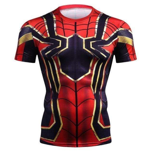 marvel 3D Printed Marvel Spider Man Cosplay Shirt Gym Men Clothes, Crossfit Men, Superman Costumes, Superhero Cosplay, Superman T Shirt, Compression T Shirt, Iron Spider, Marvel Tshirt, Marvel Shirt