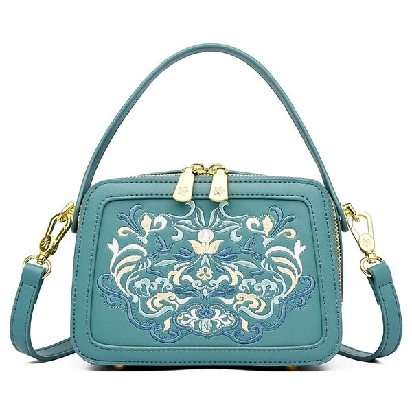 Buy Fashion Floral Embroidery Handbag Women High Quality Leather Shoulder Bags Designer Ladies Small Crossbody Messenger Bag Female for only $52.99 at Julie bags! Luxury Embroidered Handheld Shoulder Bag, Luxury Embroidered Crossbody Bag, Elegant Embroidered Tote Satchel, Elegant Embroidered Top Handle Satchel, Embroidered Leather Evening Bag, Elegant Embroidered Square Shoulder Bag, Elegant Square Embroidered Shoulder Bag, Elegant Embroidered Blue Shoulder Bag, Elegant Blue Embroidered Shoulder Bag