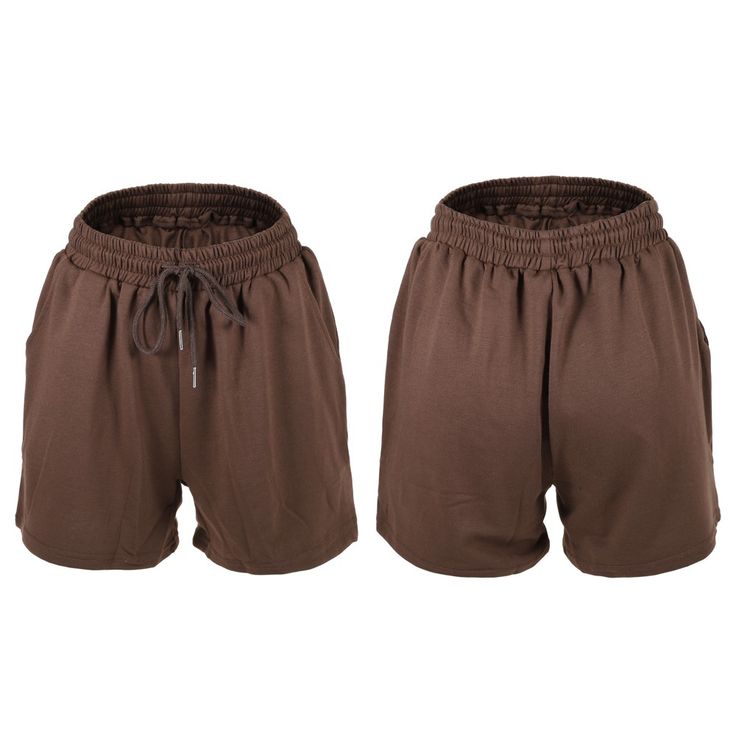 Elevate your workout wardrobe with the Unique Bargains Women's Flowy Running Shorts. Designed for both style and comfort, these high-waisted shorts in a rich coffee color are perfect for a variety of activities from yoga to cycling. 

- Material: Polyester
- Color: Coffee
- Size: Large
- Gender: Female
- Features a wide, elastic waistband for comfort
- Soft fabric enhances moisture absorption and ventilation

Ideal for the spring and summer seasons, these lightweight and breathable shorts pair e Sporty Brown Athletic Shorts For Workout, Brown Athleisure Workout Shorts, Brown Athleisure Shorts For Workout, Sporty Brown Short Activewear, Sporty Short Brown Activewear, Sporty Brown Activewear Shorts, Brown Athletic Shorts For Sports, Sporty Stretch Brown Athletic Shorts, Brown Stretch Workout Shorts